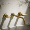Purist® Wall-mount bathroom sink faucet trim with Lever handles, 1.2 gpm