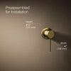 Components® Wall-mount bathroom sink faucet handle