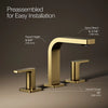 Parallel® Widespread bathroom sink faucet, 1.0 gpm