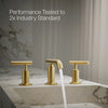 Purist® Widespread bathroom sink faucet with Lever handles, 1.2 gpm