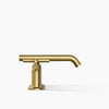 Purist® Widespread bathroom sink faucet with Cross handles, 1.2 gpm