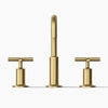 Purist® Widespread bathroom sink faucet with Cross handles, 1.2 gpm