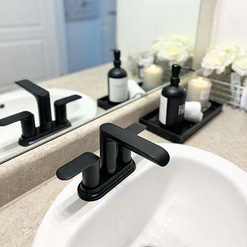 Melnick 2-Handle Centerset Bathroom Faucet By Visentin - Golzar Home