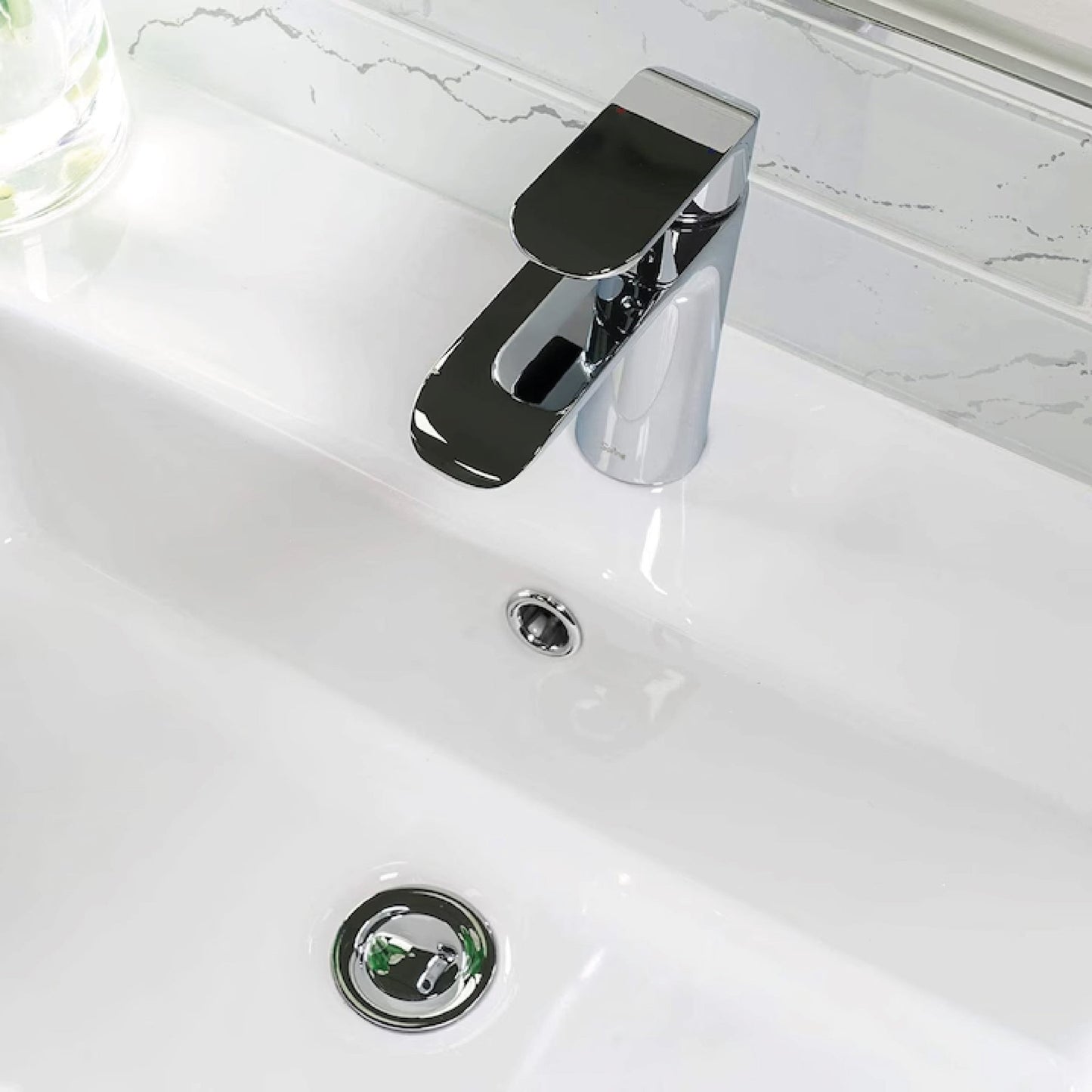 Melnick Single-Hole Bathroom Faucet By Visentin - Golzar Home