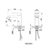 Melnick Single-Hole Bathroom Faucet By Visentin - Golzar Home