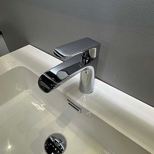 Melnick Single-Hole Bathroom Faucet By Visentin - Golzar Home