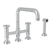ROHL Campo™ Bridge Kitchen Faucet With Side Spray