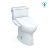 Toto Drake Washlet+ C2 Two-Piece Toilet 1.28 gpf - Elongated Regular Height