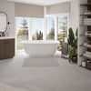 Neptune Arta Acrylic Freestanding Center Drain Bathtub in White
