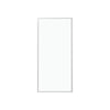 Neptune Belaya Return Panel for 36 in. Base with Clear glass in Chrome