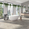 Neptune Braga 5929 AFR Solid Surface Freestanding Center Drain Bathtub in Matte White