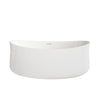Neptune Budapest 7132 AFR Acrylic Freestanding Center Drain Bathtub in White