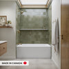 Neptune Clermont Alcove Bathtub in White