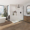 Neptune Pietra 6032 Stone Composite Shower Base in Concrete