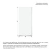 Neptune Reka 34 x 72 in. 10mm Shower Screen for Alcove Installation with Clear Glass in Chrome