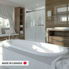 Neptune Vapora 6036 Acrylic Drop-In End Drain Bathtub in White
