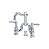 ROHL Acqui Deck Mount Bridge Bathroom Faucet