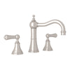 Perrin & Rowe Georgian Era Column Spout Widespread Faucet - With Metal Lever Handle.3723LS-APC
