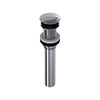 ROHL Non-Slotted Touch Seal Dome Drain With 6" Tailpiece