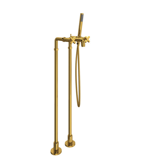 ROHL Lombardia® Floor Mount Tub Filler