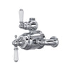 Perrin & Rowe Edwardian Exposed Thermostatic Valve With Volume & Temperature Control - With Metal Lever Handle.5550L
