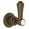 Perrin & Rowe Georgian Era Trim For Volume Control & Diverters - Polished Chrome With White Porcelain Lever Handle.3774LSP