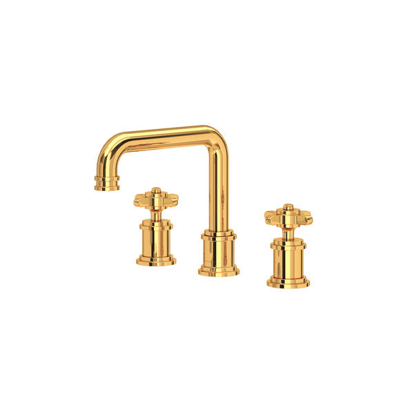 Perrin & Rowe Armstrong Widespread Bathroom Faucet With U-Spout