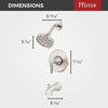 Ladera 1-Handle Tub & Shower Trim with Valve 1-Handle Tub & Shower Trim with Valve