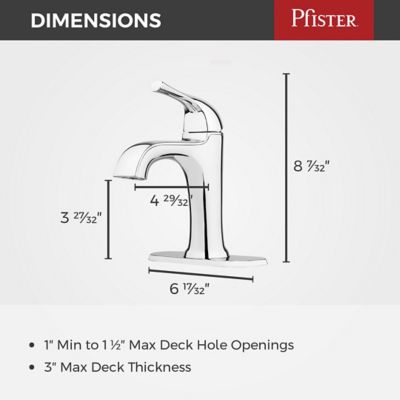 Ladera Single Control Bathroom Faucet Single Control Bathroom Faucet