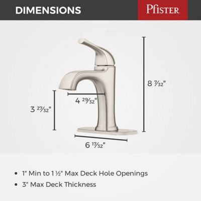 Ladera Single Control Bathroom Faucet Single Control Bathroom Faucet