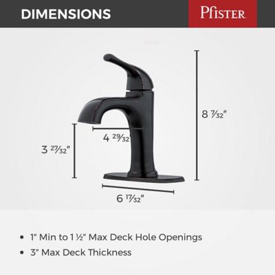 Ladera Single Control Bathroom Faucet Single Control Bathroom Faucet