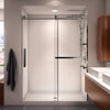 Neptune Exalt 48 x 78 in. 8 mm Sliding Shower Door for Alcove Installation with Clear glass in Chrome