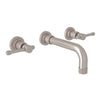 ROHL Campo Wall Mount Widespread Bathroom Faucet