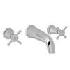 Perrin & Rowe Deco™ Wall Mount Lavatory Faucet Trim