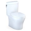 Toto Aquia® IV Cube Two Piece Toilet - 1.28 GPF & 0.9 GPF, Universal Height, Washlet+ Connection - New