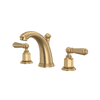Perrin & Rowe Edwardian High Neck Widespread Bathroom Faucet - With Metal Lever Handle.3760L-APC