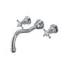 Perrin & Rowe Edwardian™ Wall Mount Tub Filler Trim With Column Spout