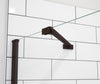 Fixed Panel Support Bar in Dark Bronze