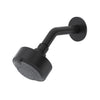 4" 3-Function Showerhead With Arm - Black | Model Number: 358BK