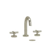 Riobel Riu Widespread Bathroom Faucet C-Spout, Cross Handles - Ru08 - Golzar Home