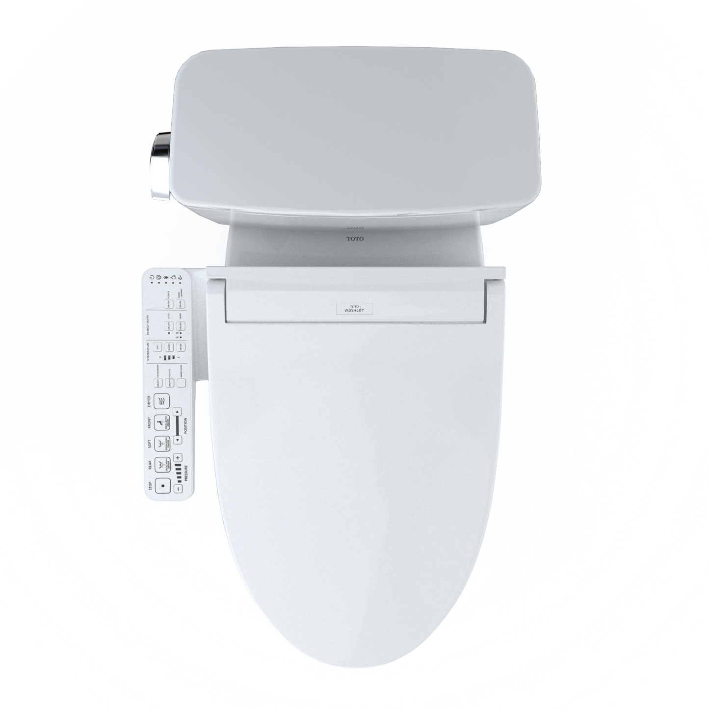 Toto Drake Washlet+ C2 Two-Piece Toilet 1.28 gpf - Elongated Regular Height