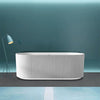Roman Free-Standing Bathtub Matte White - Golzar Home