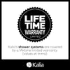 Kalia 2-Way Thermostatic 1/2'' Valve with Diverter and Push Buttons Square Decorative Trim – BF2063-125