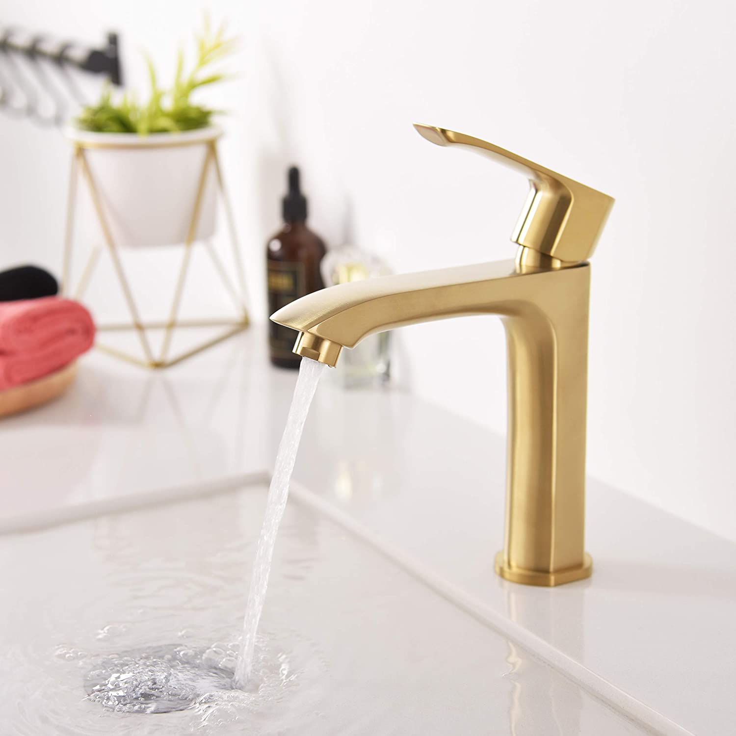 Slim Single Hole Bathroom Faucet-F11125 - Golzar Home