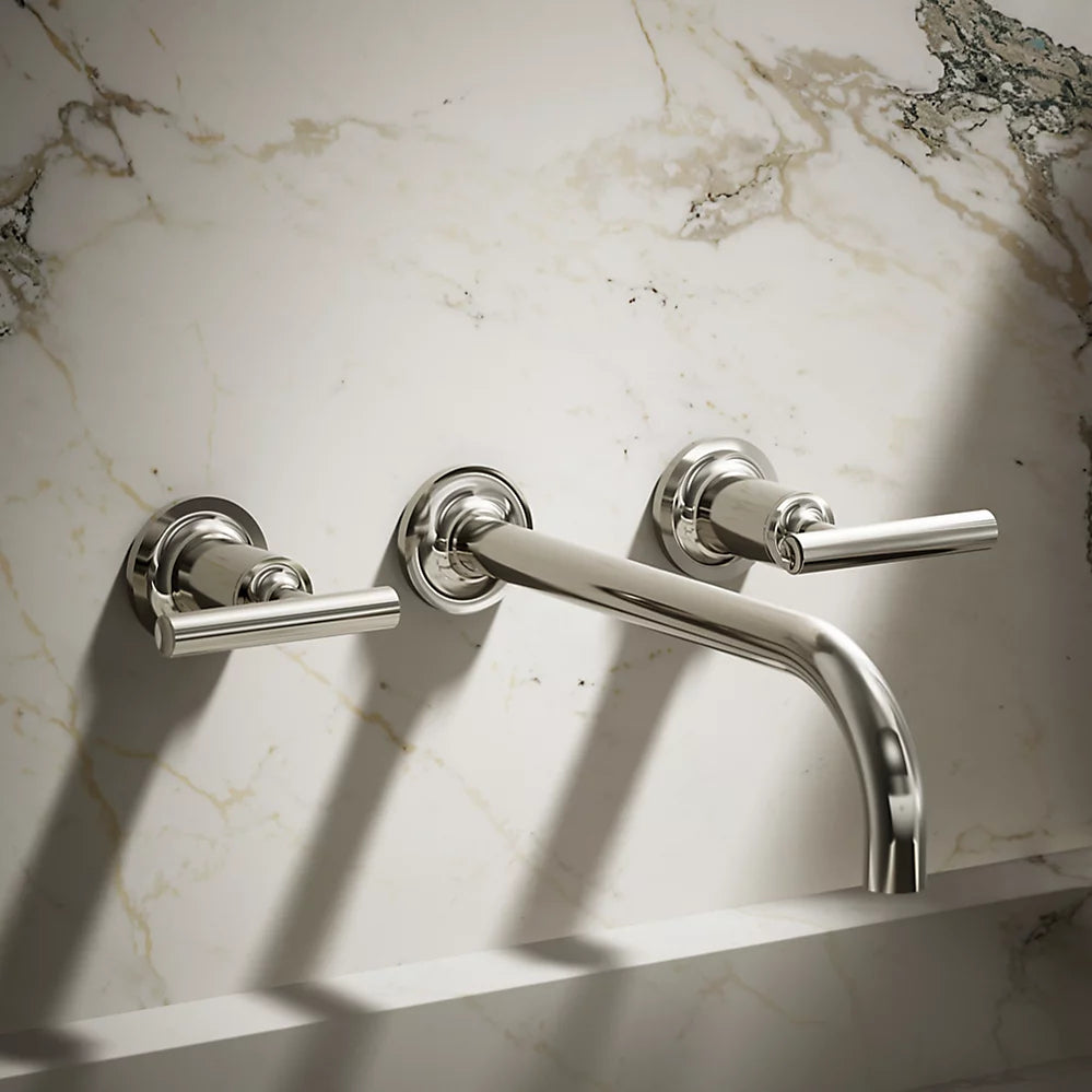 Purist® Wall-mount bathroom sink faucet trim with Lever handles, 1.2 gpm