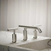 Purist® Widespread bathroom sink faucet with Lever handles, 1.2 gpm