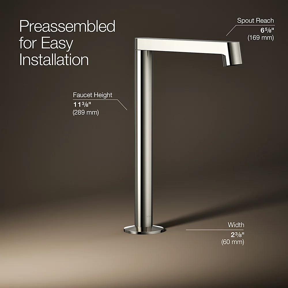 Components® Bathroom sink faucet spout with Row design, 1.2 gpm