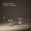 Occasion® Cross bathroom sink faucet handles