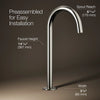Components® Bathroom sink faucet spout with Tube design, 1.2 gpm