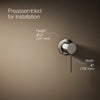 Components® Wall-mount bathroom sink faucet handle
